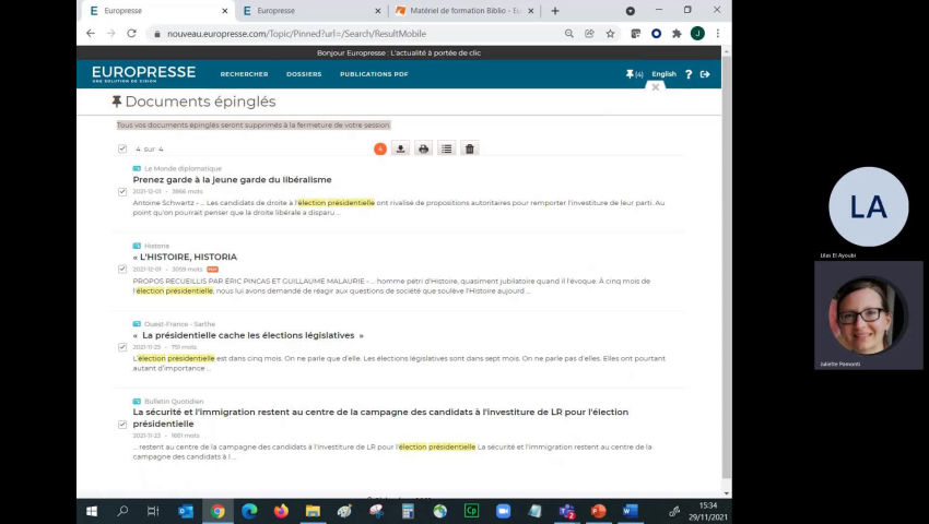 Comment utiliser Europresse - PeerTube Lycée Connecté