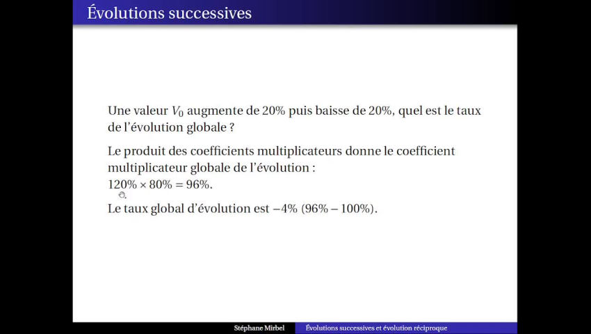 évolutions Successives Et évolution Réciproque - PeerTube Lycée Connecté